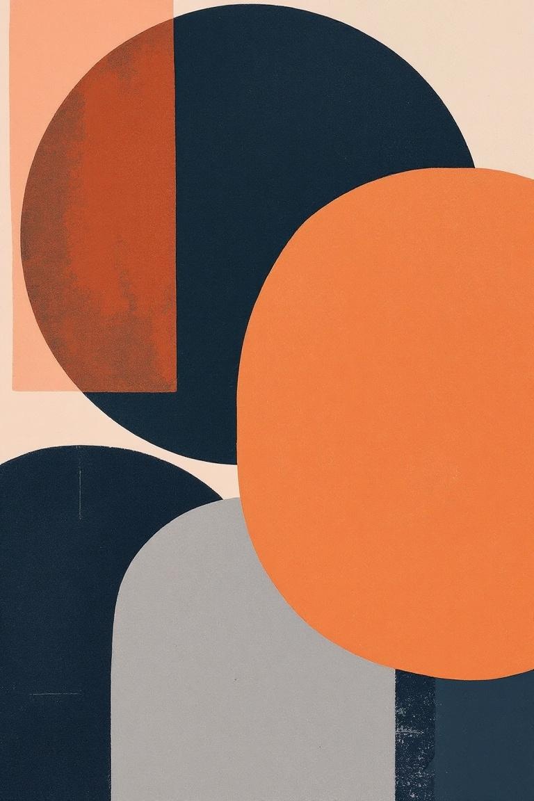 Terracotta & navy
